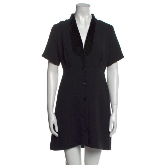 Sandro Black Shirtdress - Picture 1 of 8